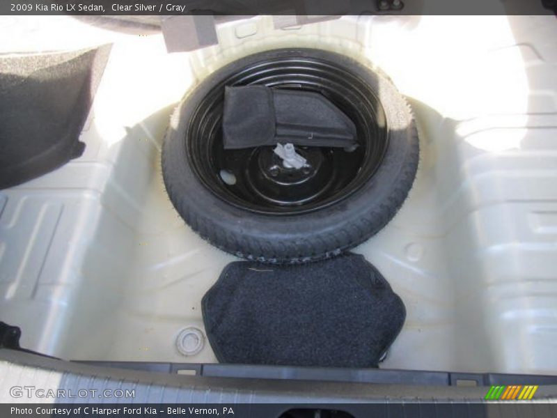 Clear Silver / Gray 2009 Kia Rio LX Sedan