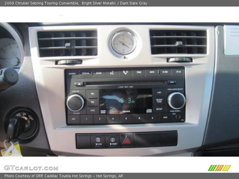 Bright Silver Metallic / Dark Slate Gray 2009 Chrysler Sebring Touring Convertible