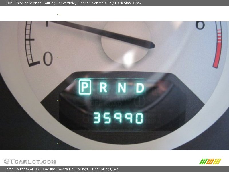 Bright Silver Metallic / Dark Slate Gray 2009 Chrysler Sebring Touring Convertible