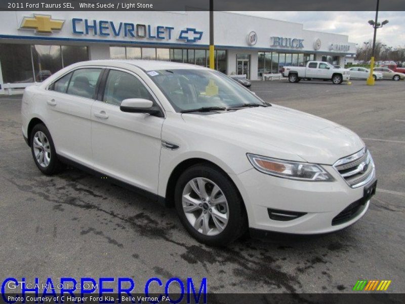 White Suede / Light Stone 2011 Ford Taurus SEL