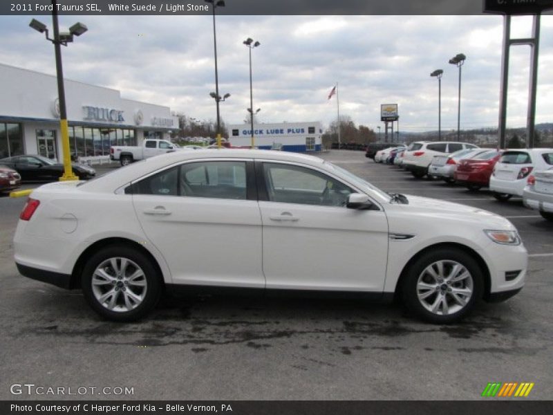 White Suede / Light Stone 2011 Ford Taurus SEL
