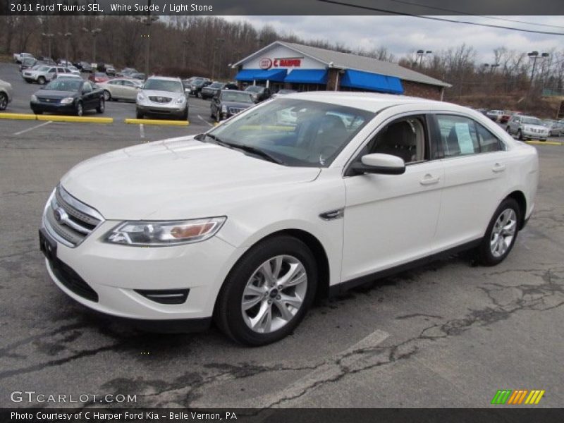 White Suede / Light Stone 2011 Ford Taurus SEL