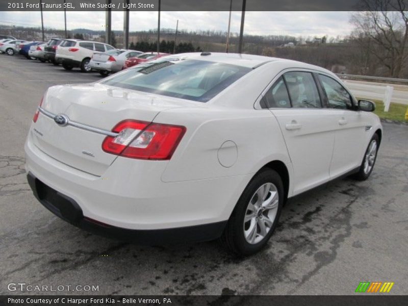 White Suede / Light Stone 2011 Ford Taurus SEL