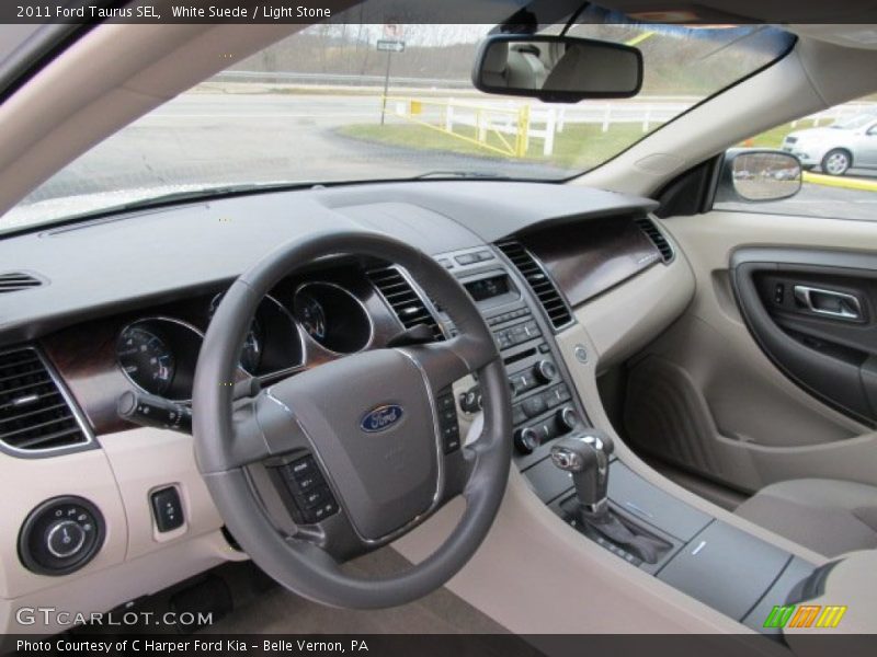 White Suede / Light Stone 2011 Ford Taurus SEL
