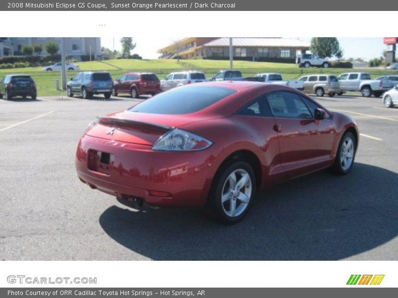 Sunset Orange Pearlescent / Dark Charcoal 2008 Mitsubishi Eclipse GS Coupe