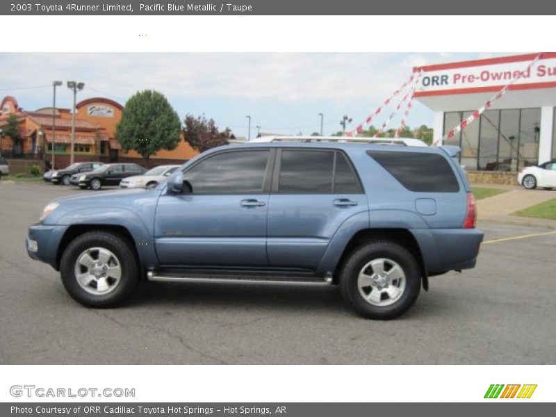 Pacific Blue Metallic / Taupe 2003 Toyota 4Runner Limited