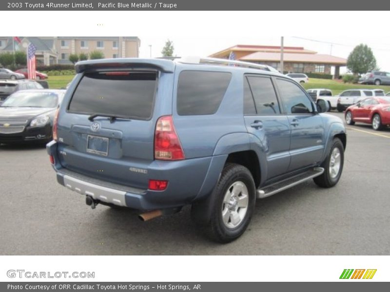 Pacific Blue Metallic / Taupe 2003 Toyota 4Runner Limited