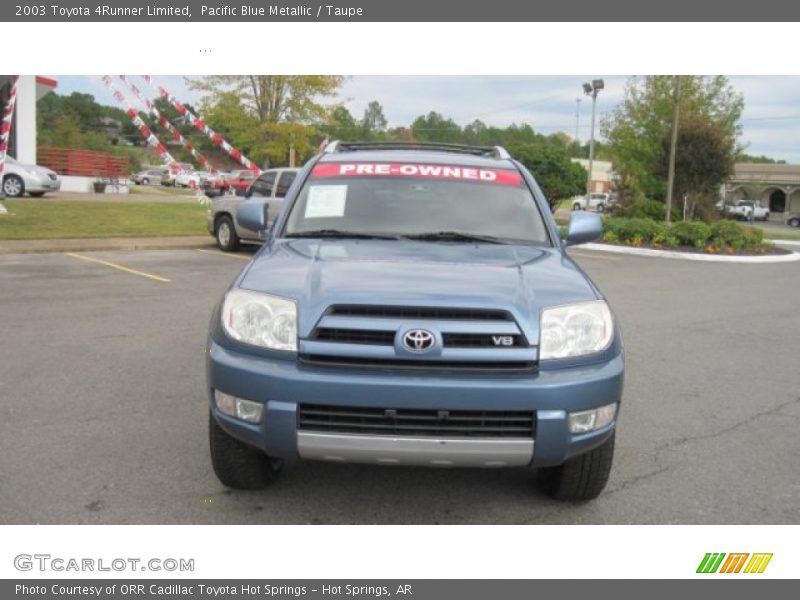 Pacific Blue Metallic / Taupe 2003 Toyota 4Runner Limited