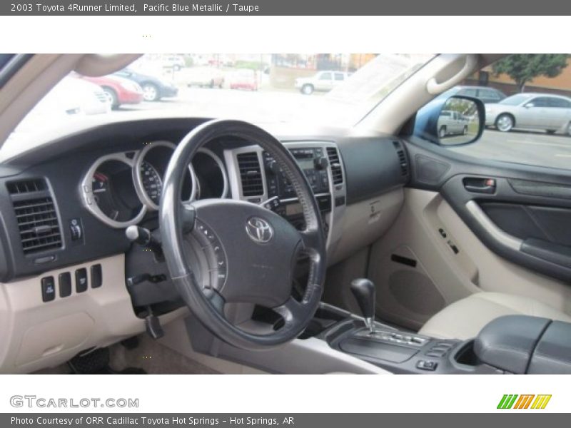 Pacific Blue Metallic / Taupe 2003 Toyota 4Runner Limited