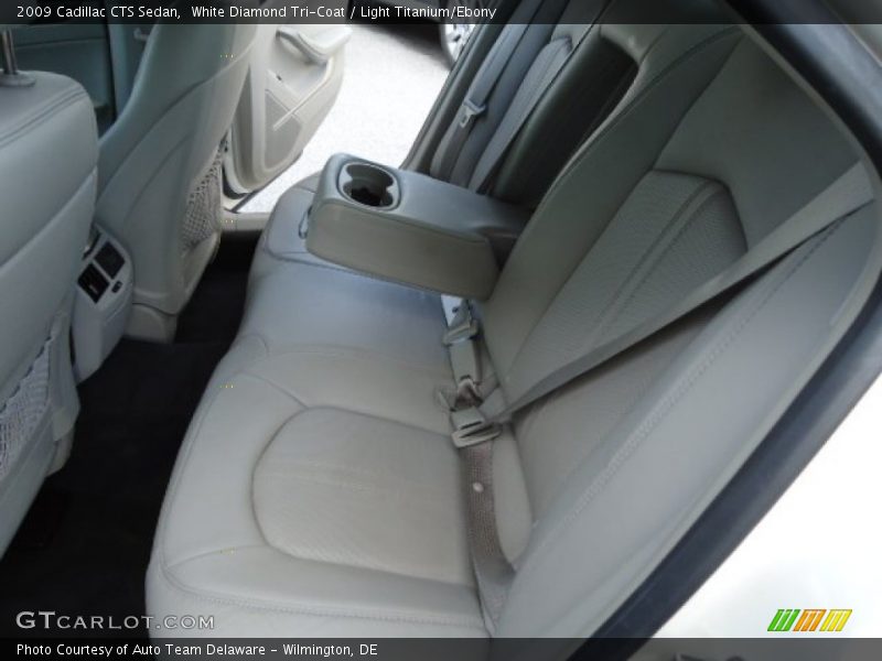 White Diamond Tri-Coat / Light Titanium/Ebony 2009 Cadillac CTS Sedan