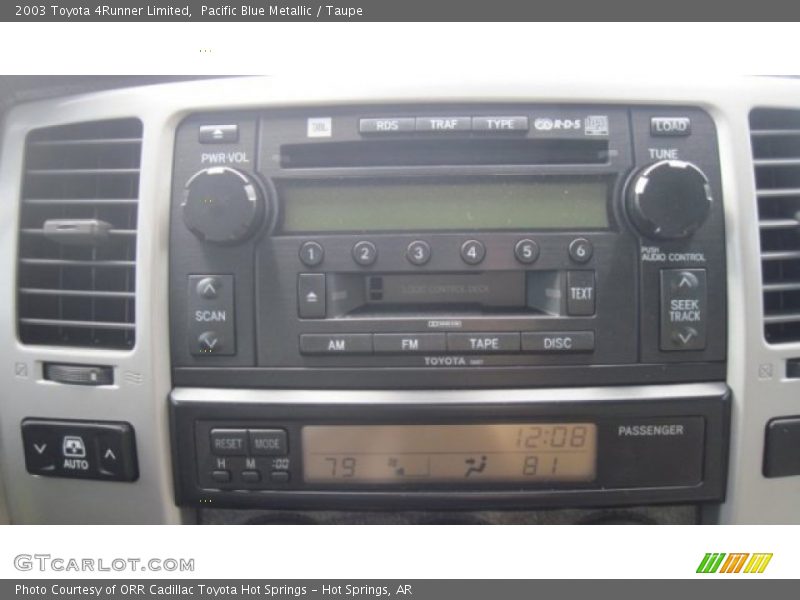 Pacific Blue Metallic / Taupe 2003 Toyota 4Runner Limited