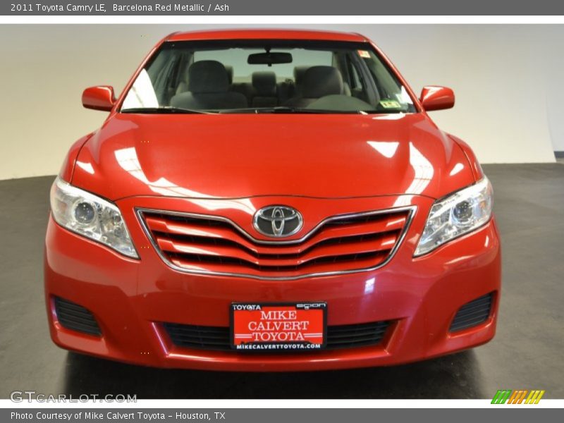 Barcelona Red Metallic / Ash 2011 Toyota Camry LE