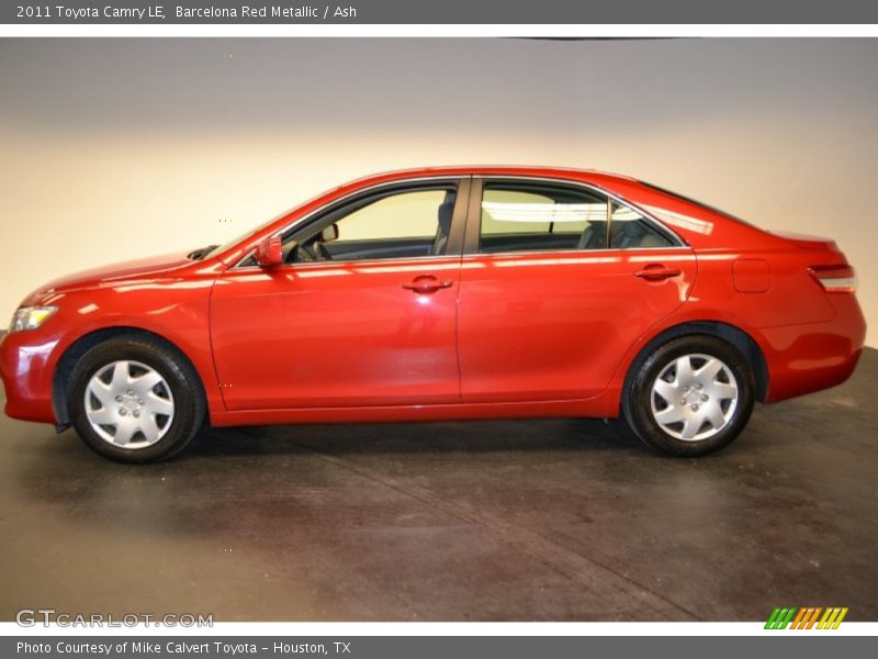 Barcelona Red Metallic / Ash 2011 Toyota Camry LE