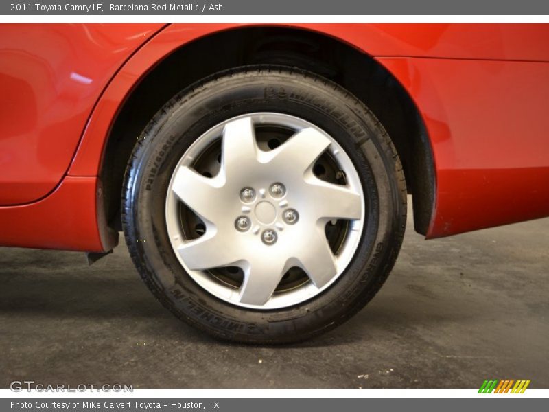 Barcelona Red Metallic / Ash 2011 Toyota Camry LE