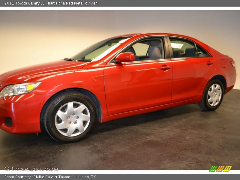 Barcelona Red Metallic / Ash 2011 Toyota Camry LE