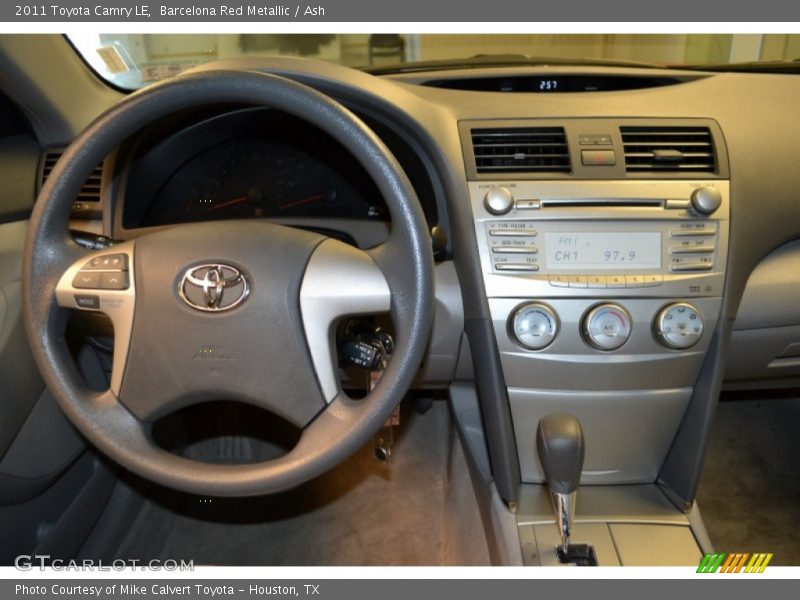 Barcelona Red Metallic / Ash 2011 Toyota Camry LE