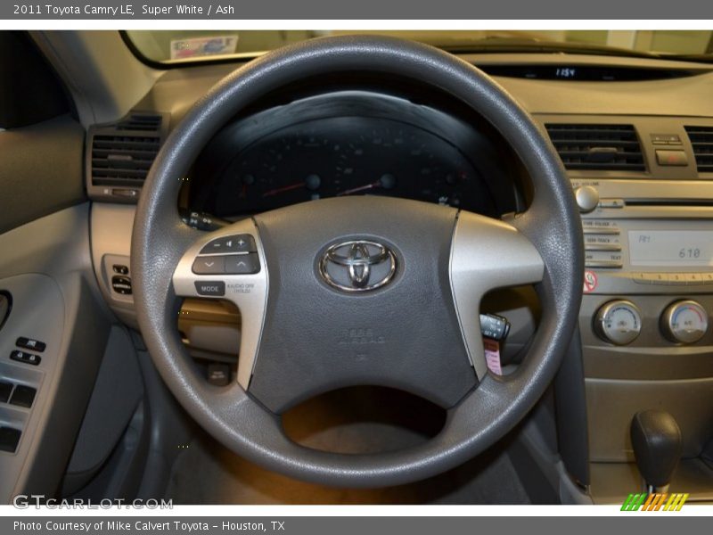 Super White / Ash 2011 Toyota Camry LE
