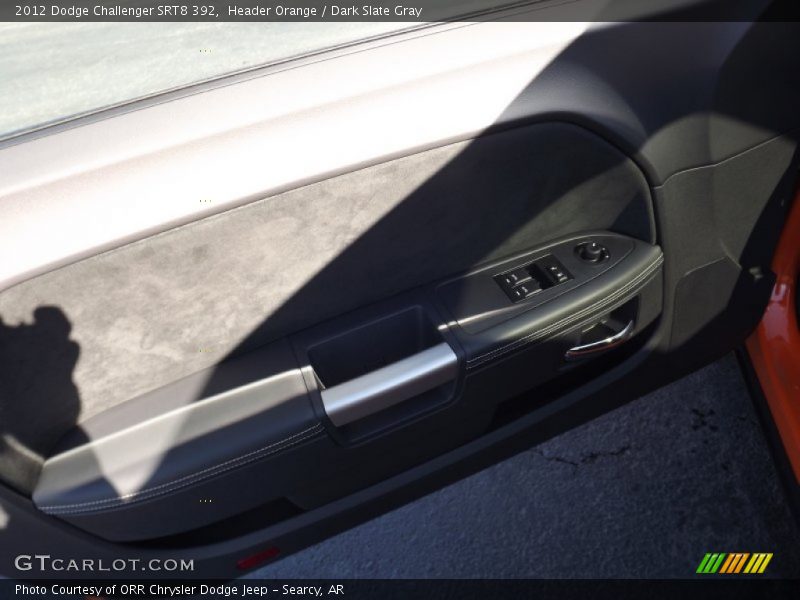 Header Orange / Dark Slate Gray 2012 Dodge Challenger SRT8 392