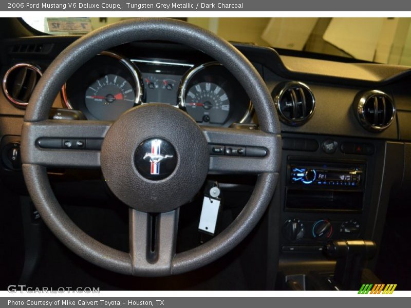 Tungsten Grey Metallic / Dark Charcoal 2006 Ford Mustang V6 Deluxe Coupe