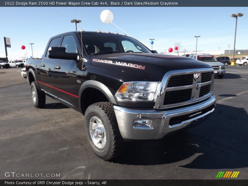 Black / Dark Slate/Medium Graystone 2012 Dodge Ram 2500 HD Power Wagon Crew Cab 4x4