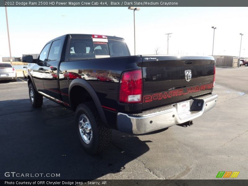 Black / Dark Slate/Medium Graystone 2012 Dodge Ram 2500 HD Power Wagon Crew Cab 4x4