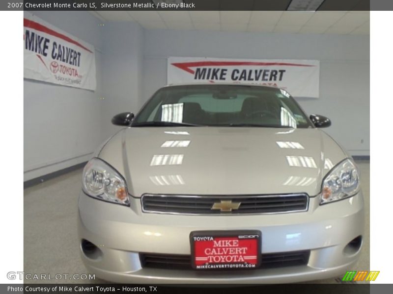 Silverstone Metallic / Ebony Black 2007 Chevrolet Monte Carlo LS