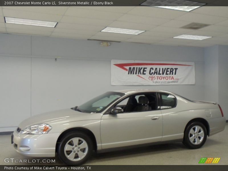 Silverstone Metallic / Ebony Black 2007 Chevrolet Monte Carlo LS