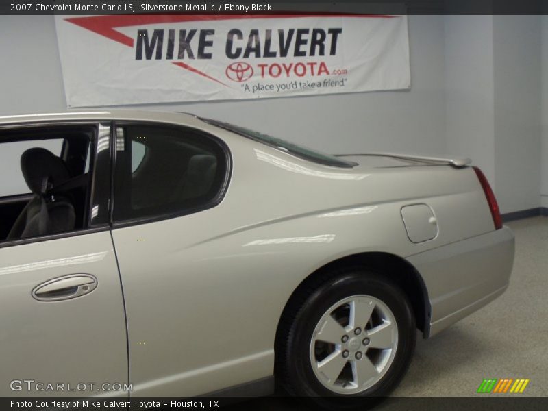 Silverstone Metallic / Ebony Black 2007 Chevrolet Monte Carlo LS