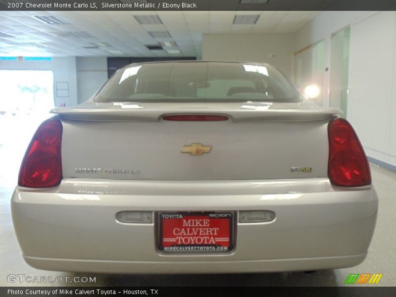 Silverstone Metallic / Ebony Black 2007 Chevrolet Monte Carlo LS