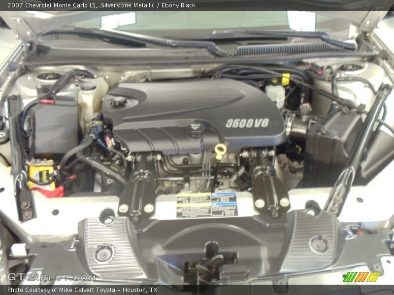 Silverstone Metallic / Ebony Black 2007 Chevrolet Monte Carlo LS