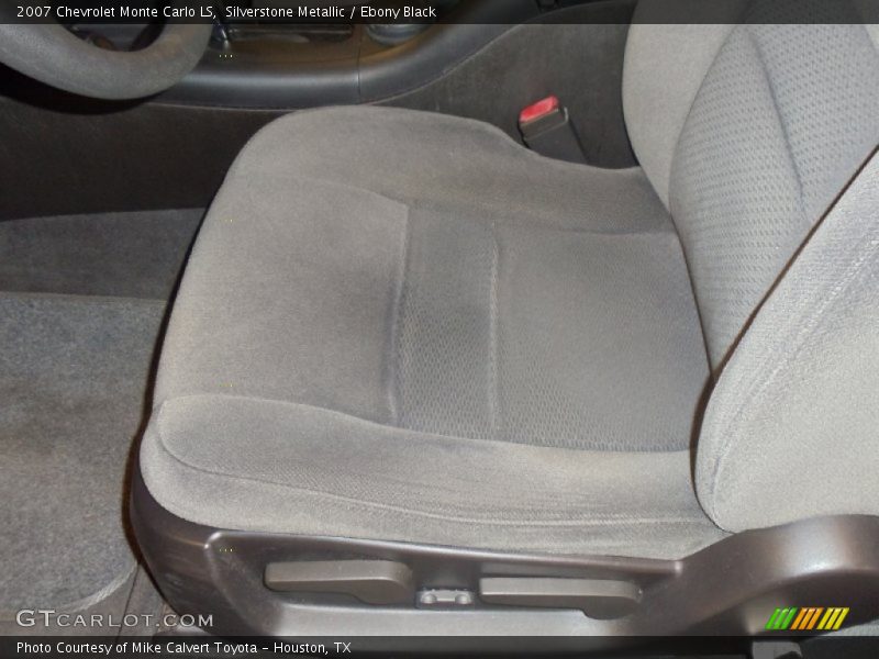 Silverstone Metallic / Ebony Black 2007 Chevrolet Monte Carlo LS