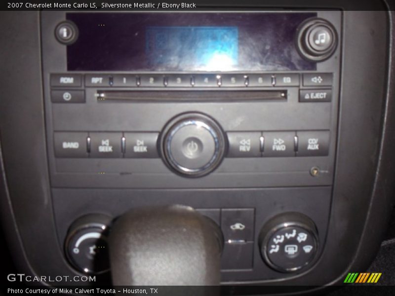 Silverstone Metallic / Ebony Black 2007 Chevrolet Monte Carlo LS