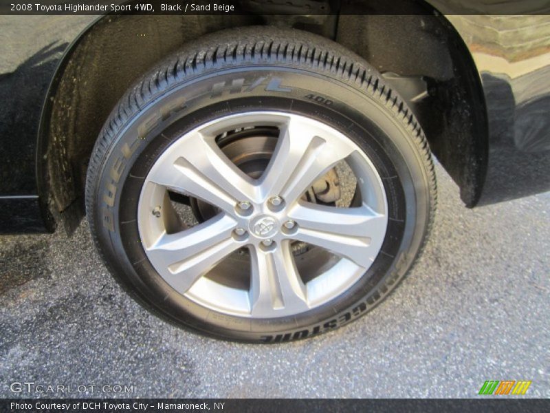 Black / Sand Beige 2008 Toyota Highlander Sport 4WD