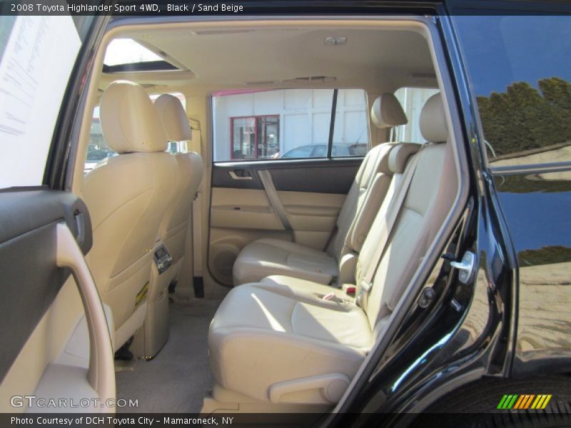 Black / Sand Beige 2008 Toyota Highlander Sport 4WD