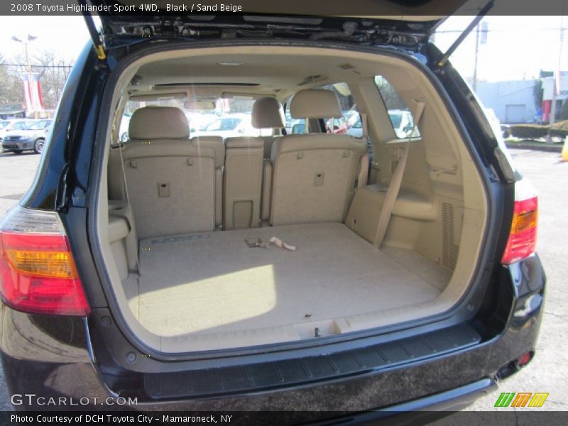 Black / Sand Beige 2008 Toyota Highlander Sport 4WD
