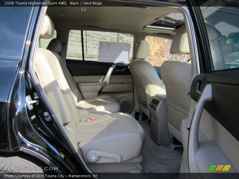 Black / Sand Beige 2008 Toyota Highlander Sport 4WD