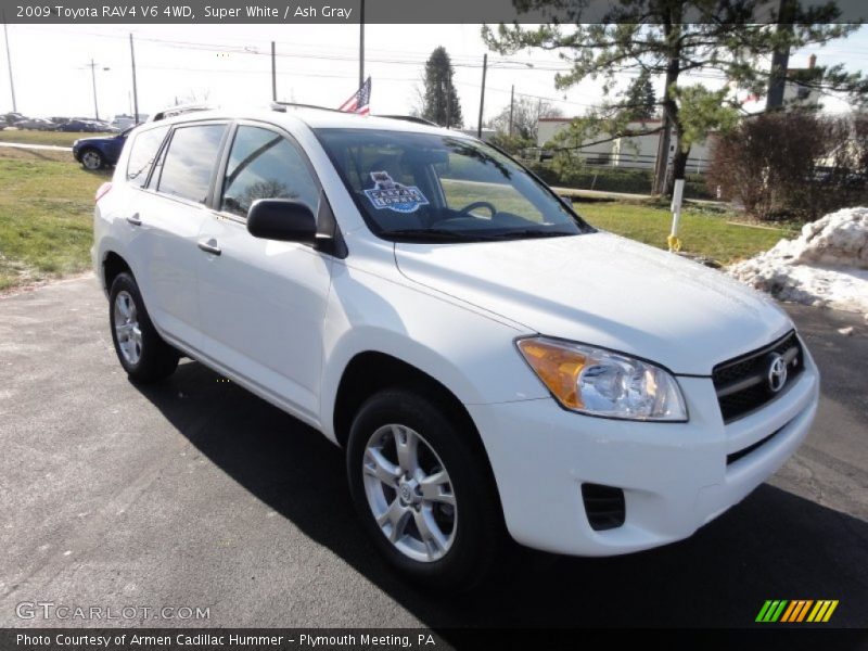 Super White / Ash Gray 2009 Toyota RAV4 V6 4WD