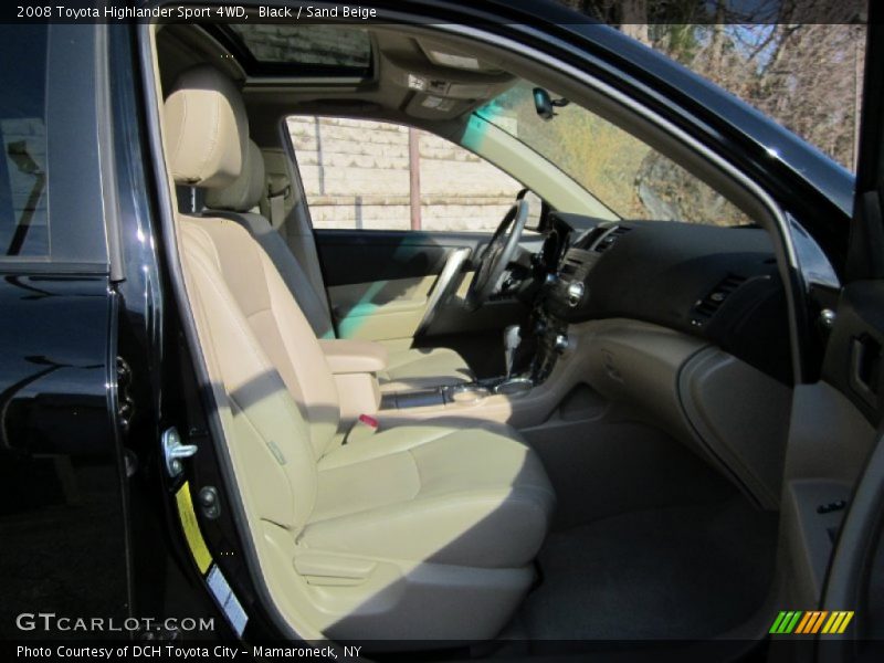 Black / Sand Beige 2008 Toyota Highlander Sport 4WD