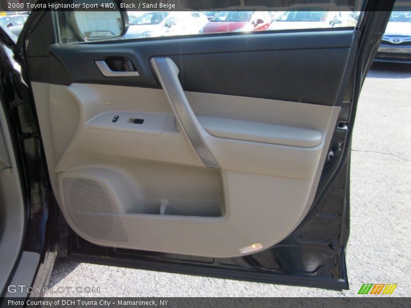 Black / Sand Beige 2008 Toyota Highlander Sport 4WD