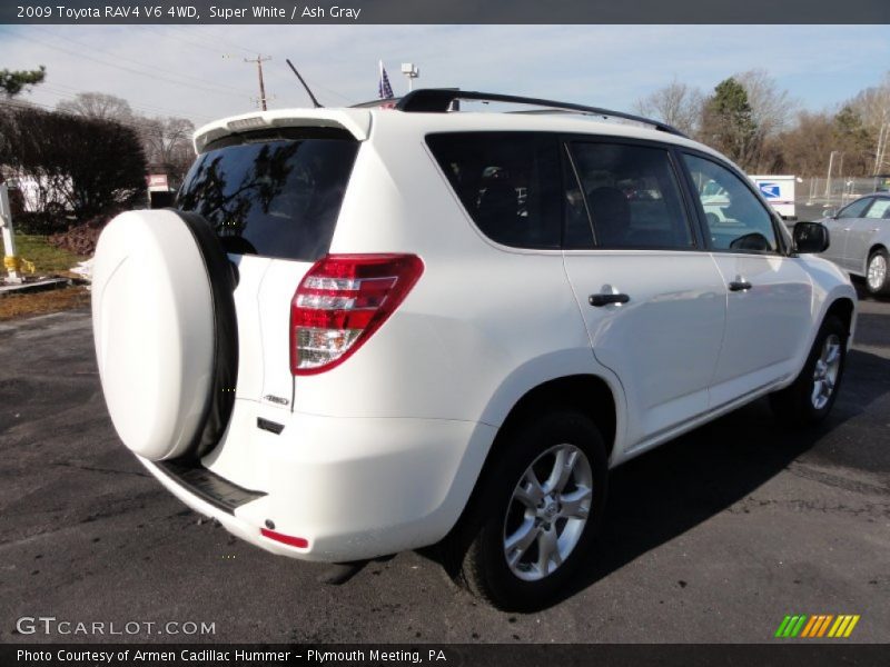 Super White / Ash Gray 2009 Toyota RAV4 V6 4WD