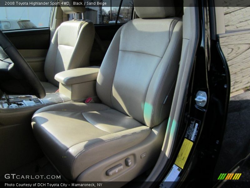Black / Sand Beige 2008 Toyota Highlander Sport 4WD