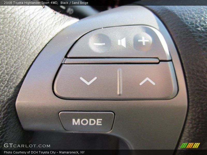 Black / Sand Beige 2008 Toyota Highlander Sport 4WD