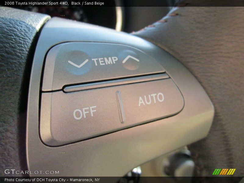 Black / Sand Beige 2008 Toyota Highlander Sport 4WD