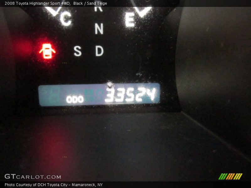 Black / Sand Beige 2008 Toyota Highlander Sport 4WD