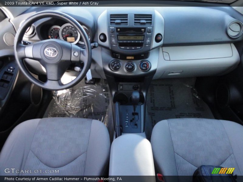 Super White / Ash Gray 2009 Toyota RAV4 V6 4WD