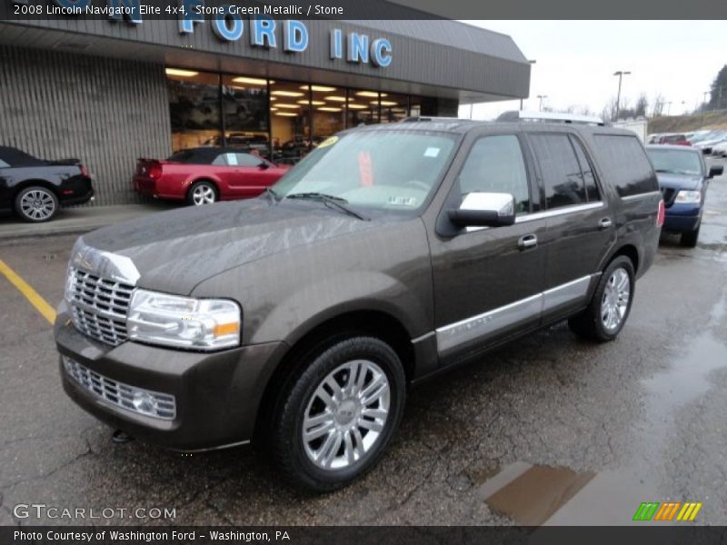 Stone Green Metallic / Stone 2008 Lincoln Navigator Elite 4x4
