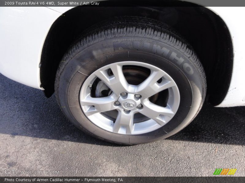 Super White / Ash Gray 2009 Toyota RAV4 V6 4WD