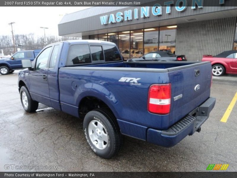 Dark Blue Pearl Metallic / Medium Flint 2007 Ford F150 STX Regular Cab 4x4