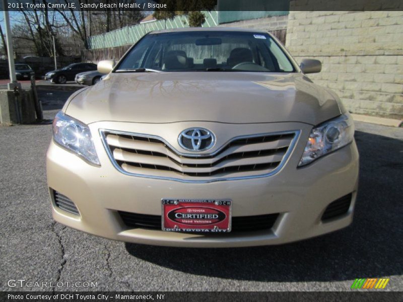 Sandy Beach Metallic / Bisque 2011 Toyota Camry LE