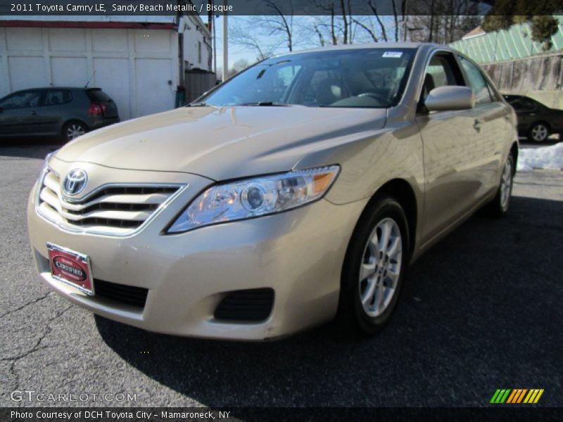 Sandy Beach Metallic / Bisque 2011 Toyota Camry LE